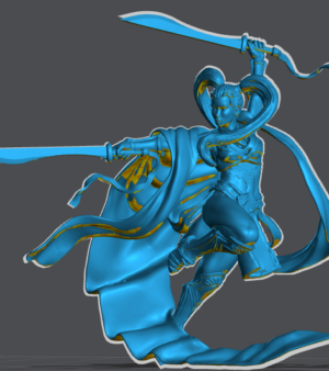 Barbare Femme épées