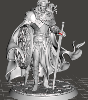 Chevalier armure - épee - bouclier