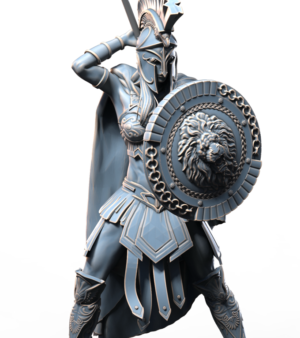 Amazone lance - bouclier - armure