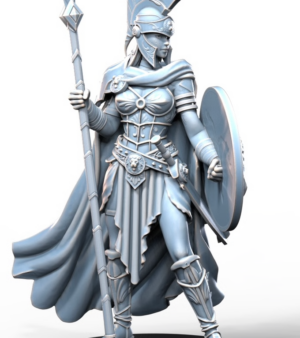 Amazone épée - lance - bouclier - armure