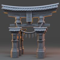 Porte asiatique torii