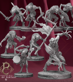 Groupe goules épée