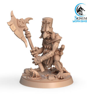 Gobelin hache - armure