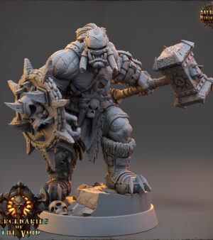 Orque mace - bouclier