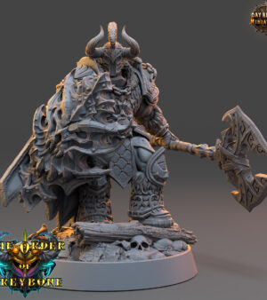 Guerrier hache - bouclier