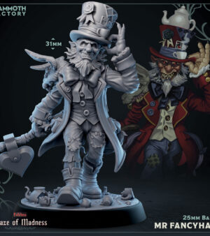 Lutin chapelier hache