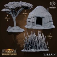 Groupe décors savane