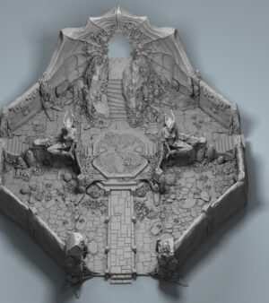 Groupe décors arachnide