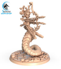 Serpent femme arc