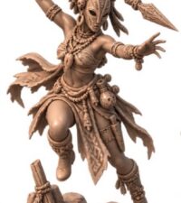 Vaudou femme lance - poupées