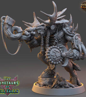 Minotaure mace - corne