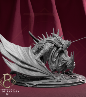 Chevalier épée sur dragon