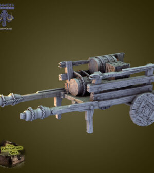 Charrette tonneaux - caisses