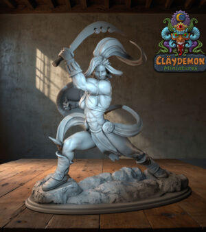 Barbare Femme épée - bouclier