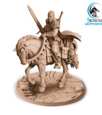Chevalier épée - arbalète sur cheval