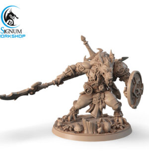 Loup-Garou lance - bouclier - épée