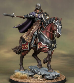 Chevalier avec lance monté