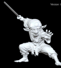 Gobelin ninja en garde