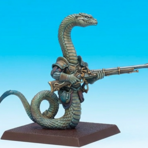 Serpent avec mousquet