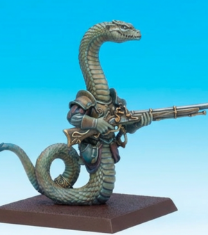 Serpent avec mousquet